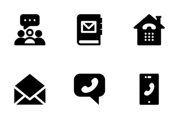 Contact Us 2 Icon Pack