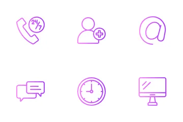 Contact Us Icon Pack