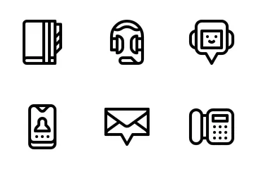 Contact Us Icon Pack