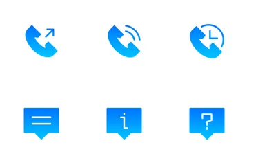 Contact Us Icon Pack