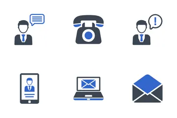 Contact Us Icon Pack