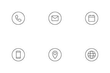 Contact Us Icon Pack