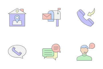 Contact Us Icon Pack