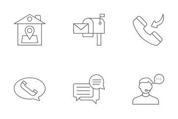 Contact Us Icon Pack
