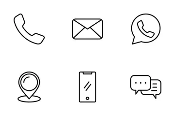 Contact Us Icon Pack