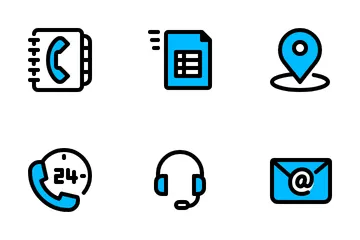 Contact Us Icon Pack