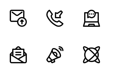 Contact Us Icon Pack