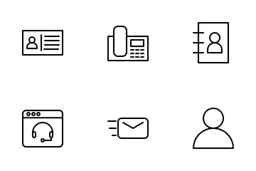 Contáctenos Paquete de Iconos
