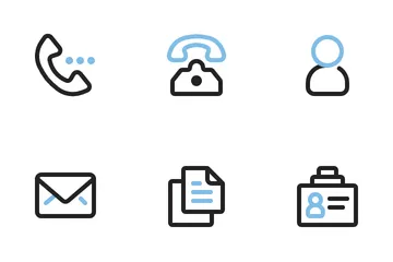 Contáctenos Icon Pack