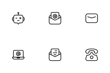 Contáctenos Paquete de Iconos