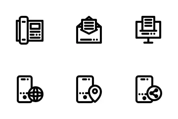 Contáctenos Paquete de Iconos