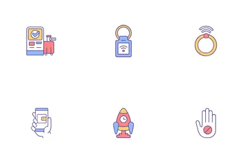 Contactless Payment Solution Icon Pack