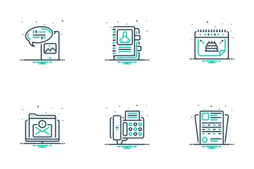 Contacto Paquete de Iconos