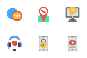 Contacts Communication Icon Pack