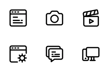 Content Creator Icon Pack