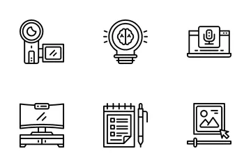 Content Creator Icon Pack