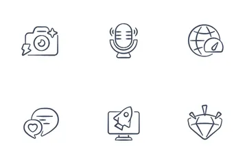 Content Creator Icon Pack