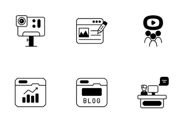 Content Creator Icon Pack