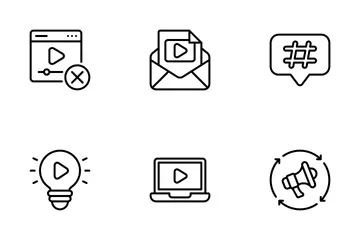 Content Creator Icon Pack