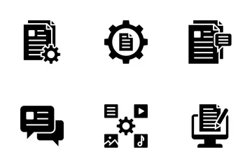 Content Management Icon Pack