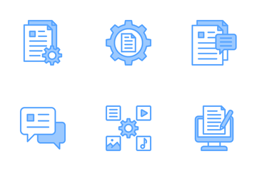 Content Management Icon Pack