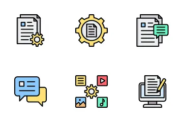 Content Management Icon Pack