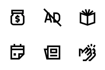 Contenu et médias Pack d'Icônes