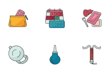 Contraceptive Methods Icon Pack