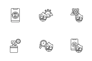 Control parental Paquete de Iconos