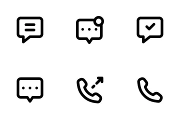Conversation And Messages Icon Pack
