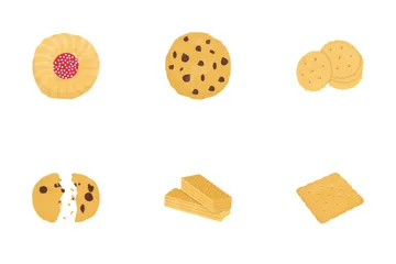 Cookies And Biscuits Icon Pack