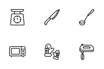 Cooking And Kitchen Icon Pack