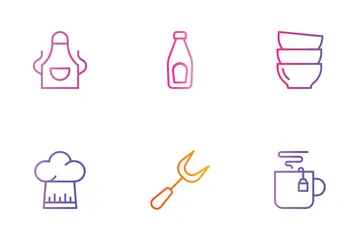 Cooking And Kitchen Icon Pack