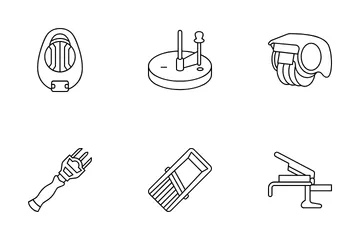 Cooking Cutter Tool Icon Pack