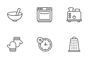 Cooking Kitchenware Icon Pack