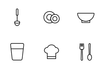 Cooking (Outline) Icon Pack