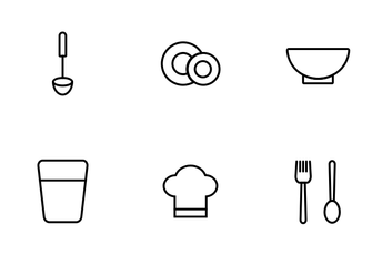 Cooking (Outline) Icon Pack