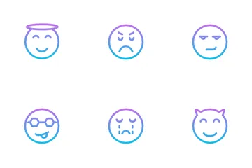 Cool Emoticon Icon Pack
