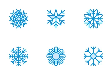 Copo de nieve Paquete de Iconos