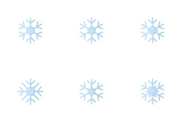 Copo de nieve Paquete de Iconos