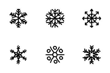 Copo de nieve Paquete de Iconos