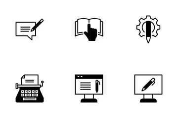 Copy Writing Icon Pack