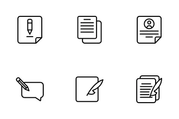 Copy Writing Icon Pack