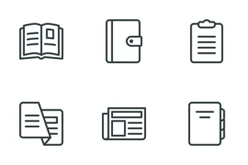 Contenuti e copywriting Icon Pack