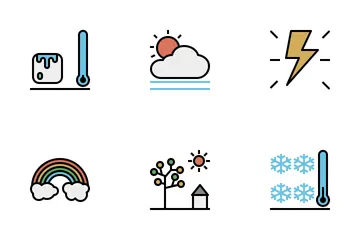 Cor do clima Pacote de Ícones