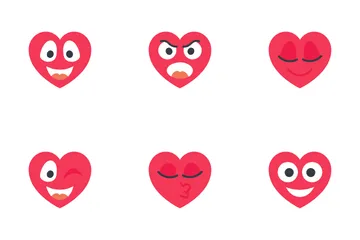 Emoji de corazon Icon Pack