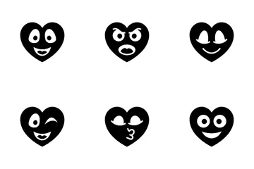 Emoji de corazon Paquete de Iconos