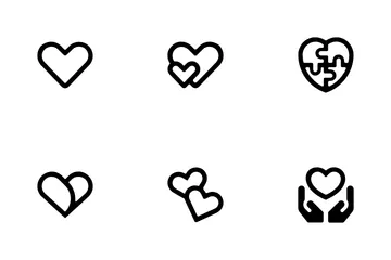 Corazones Paquete de Iconos