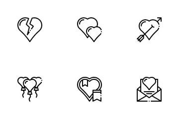 Corazones Paquete de Iconos
