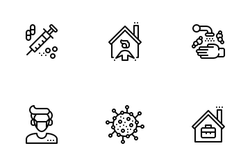 Virus Pandemic Icon Pack